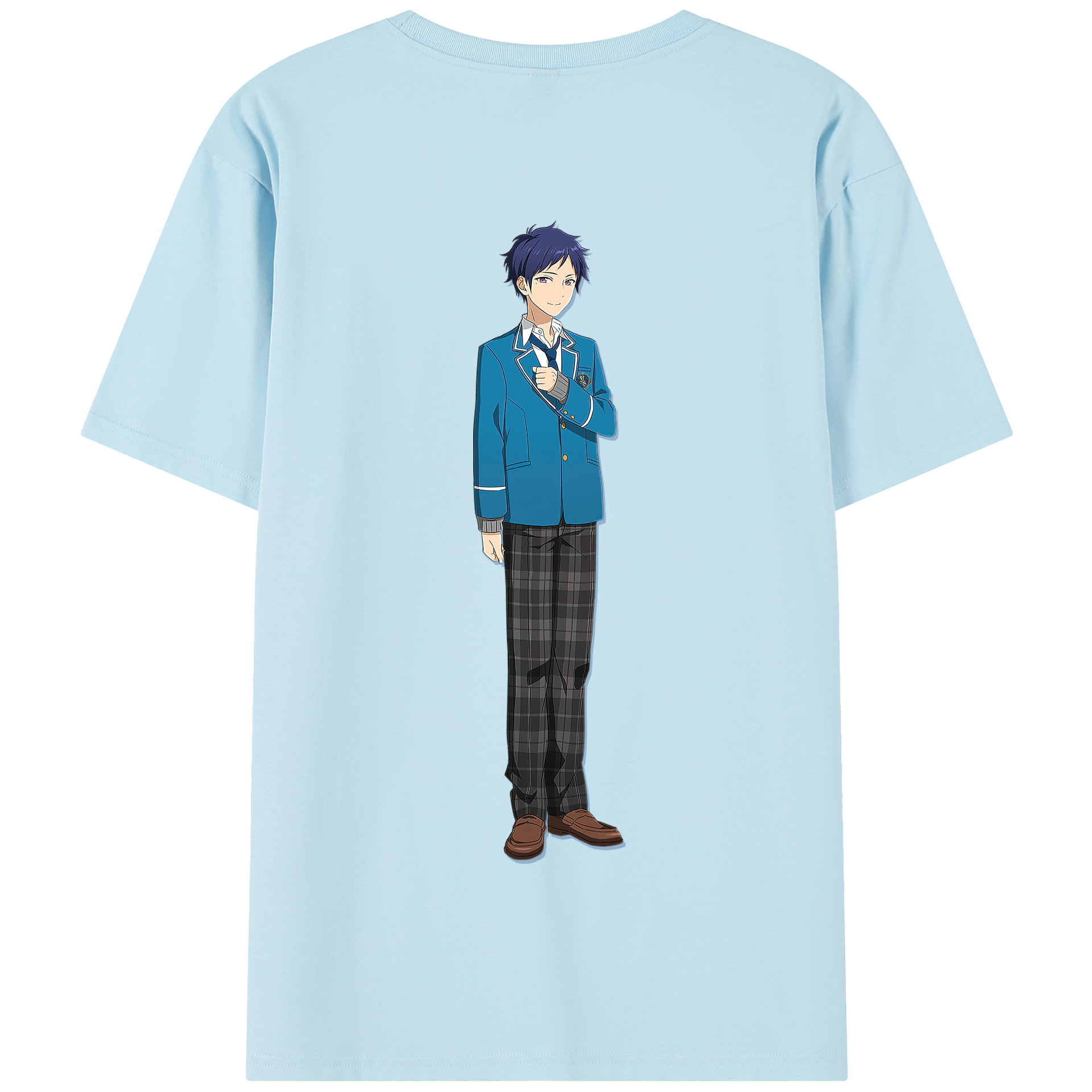 （画像用） あんさんぶるスターズ! Ensemble Stars 綿100％半袖Tシャツ（背面プリント）